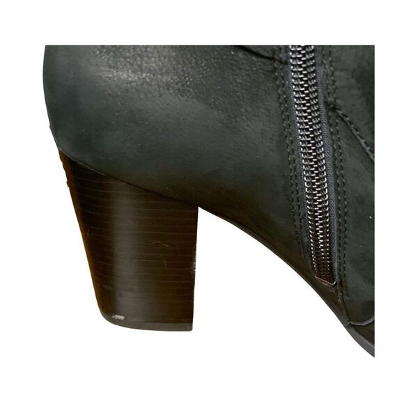 Cole Haan Womens Rhinecliff chunky Ankle Boots 9B  Black leather boot Block Heel - Picture 12 of 12